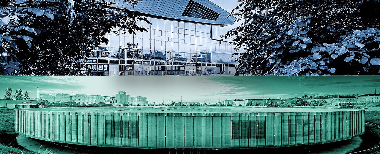 © Andreas Budtke und Markus Werner Max-Schmeling-Halle und Velodrom auf einem Bild.
